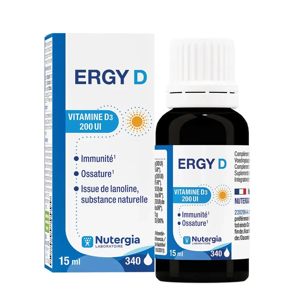 Nutergia Ergy D Vitamina D3 200 UI 15ml