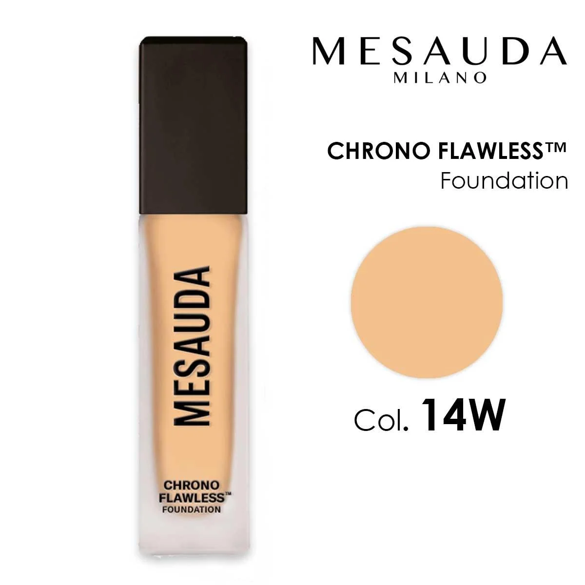 Mesauda fondotinta chrono flawless 14w