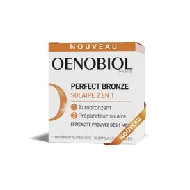 Oenobiol Perfect Bronze Solaire 2 En 1 30 Capsules Végétales