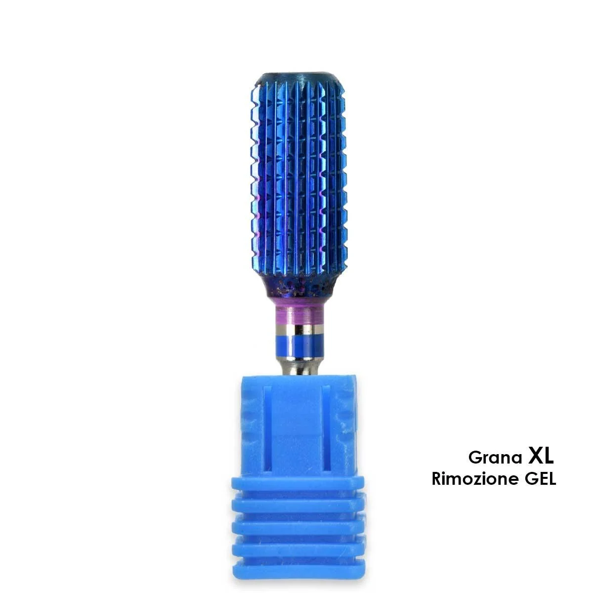 Melcap punta fresa tungsteno forma cilindro grana xl per rimozione gel