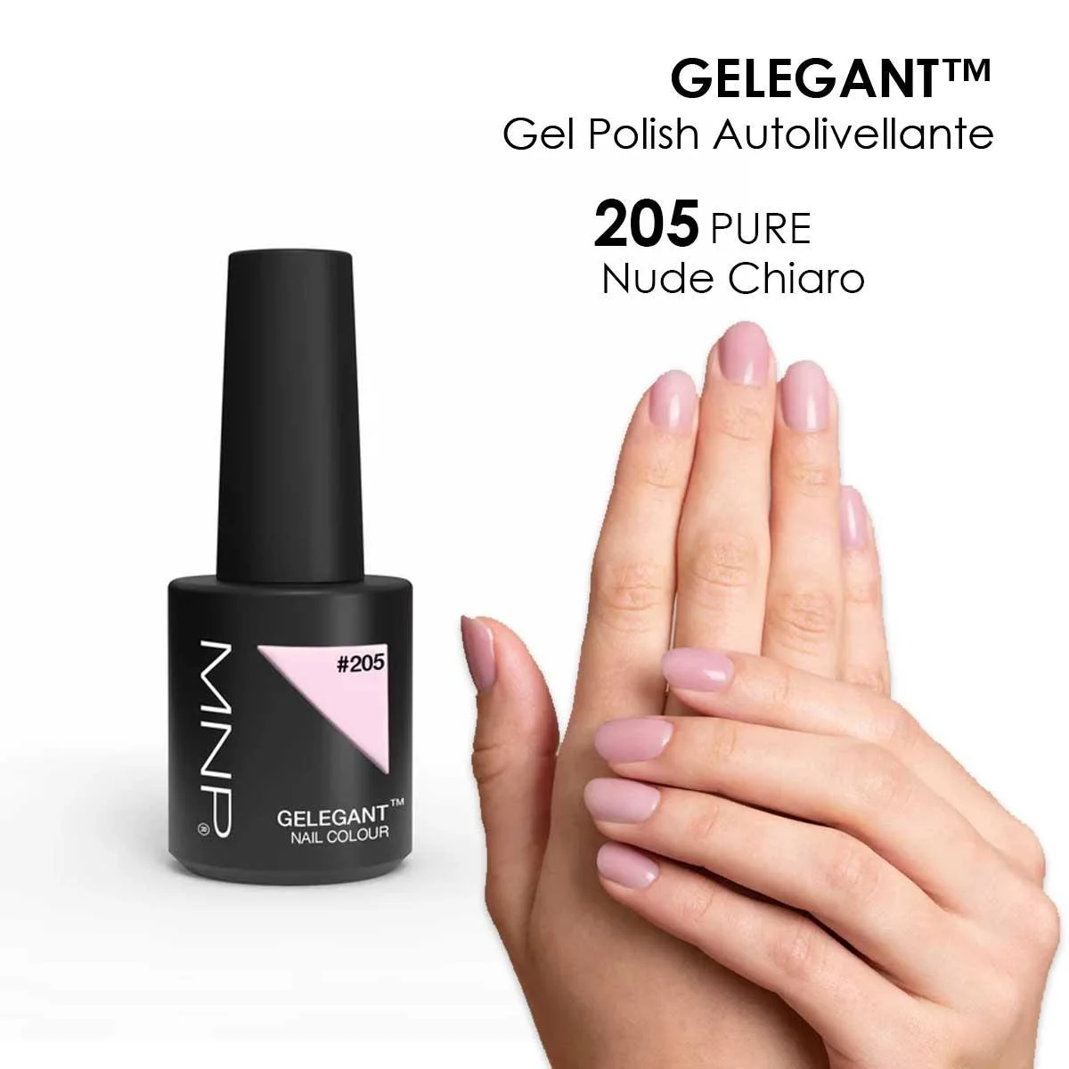 MNP MESAUDA GELEGANT Smalto in gel 8ml 205 Pure