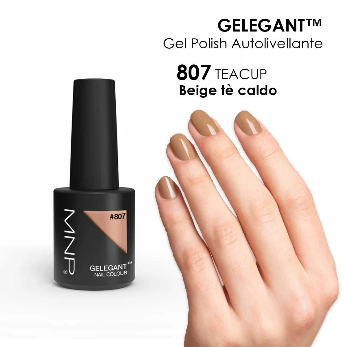 MNP MESAUDA GELEGANT Smalto in gel 8ml 807 Teacup