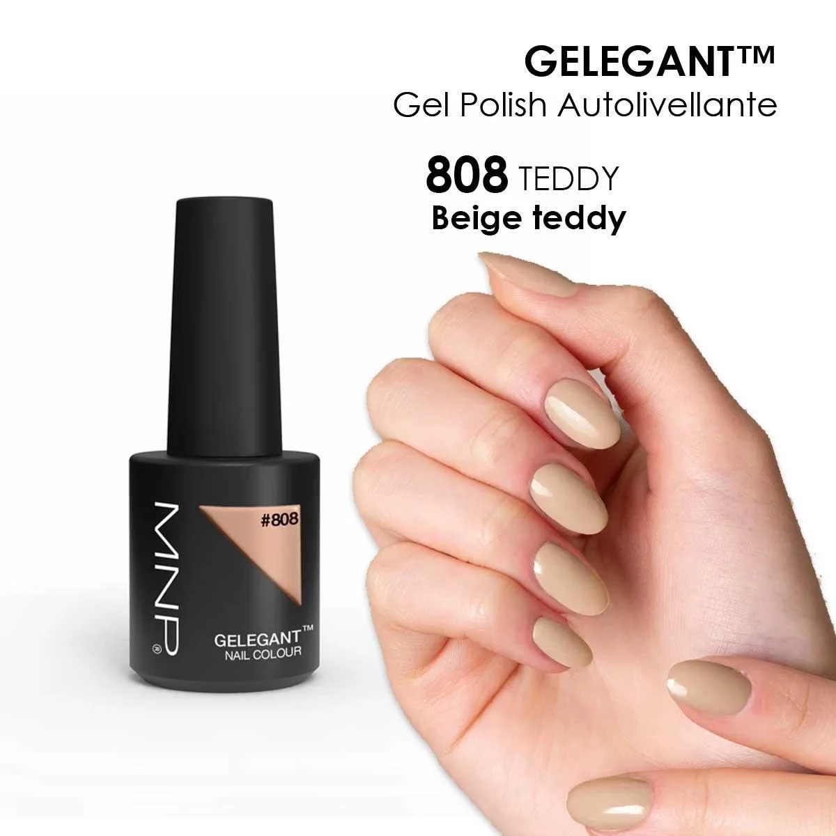 MNP MESAUDA GELEGANT Smalto in gel 8ml 808 Teddy