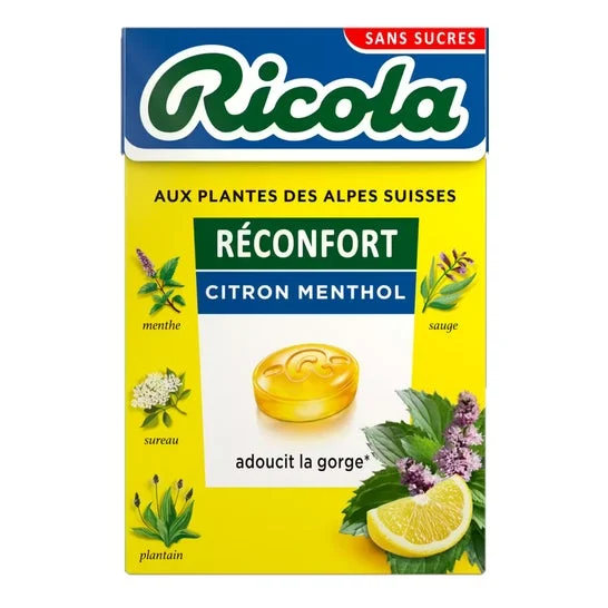 Ricola Réconfort Limón Mentol 50 g