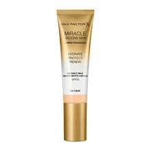 Max factor Miracle Second Skin SPF 20 Hybrid Fondotinta nutriente per l'aspetto naturale della pelle 30 ml 12 Neutral Deep