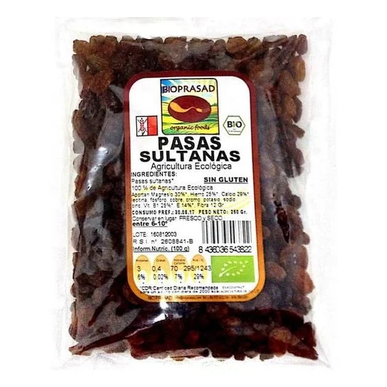 Prasad Raisin Sec Bio 250g