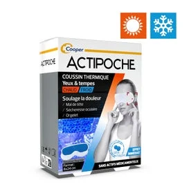 Actipoche Cojín Térmico Ojos y Sienes con Microperlas Frío/Calor 8x24cm