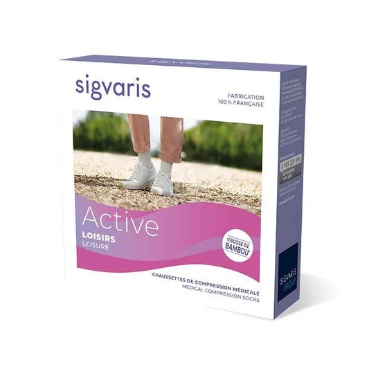 Sigvaris 2 calzini attivi per il tempo libero donne nero Mn