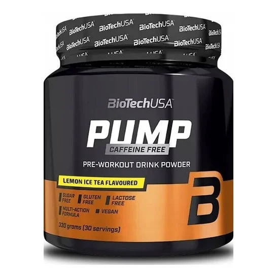 Biotech Usa Pump Caffeine Free Lemon Ice Tea 330g