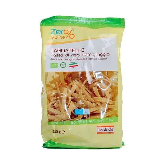 Fior di Loto Zero% Glutine Tagliatelle Risone Semigreggio 250g