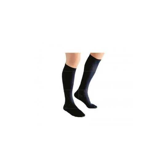 Calzino Medilast nero a compressione leggera T-S 1 paio