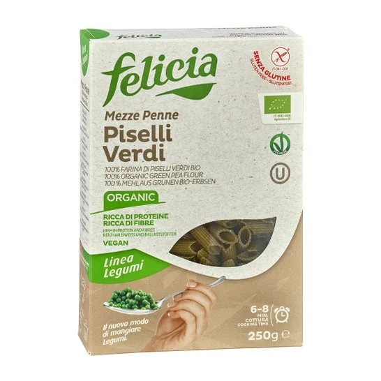 Felicia Pasta Mezze Penne Piselli Bio 250g