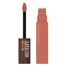 Maybelline SuperStay Matte Ink Rossetto Coffee Edition - Rossetto liquido opaco lunga tenuta 5 ml 260 Nocciola Ipnotizzatore