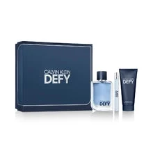 Defy set regalo EDT 100 ml, EDT in miniatura 10 ml e gel doccia per corpo e capelli 100 ml - 100 ml