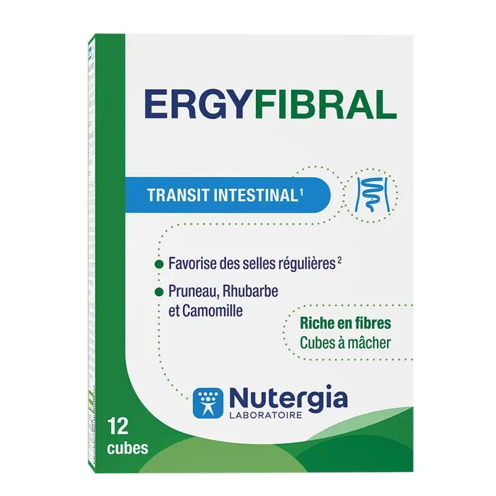 Nutergia Ergyfibral x12 Cubi da Masticare