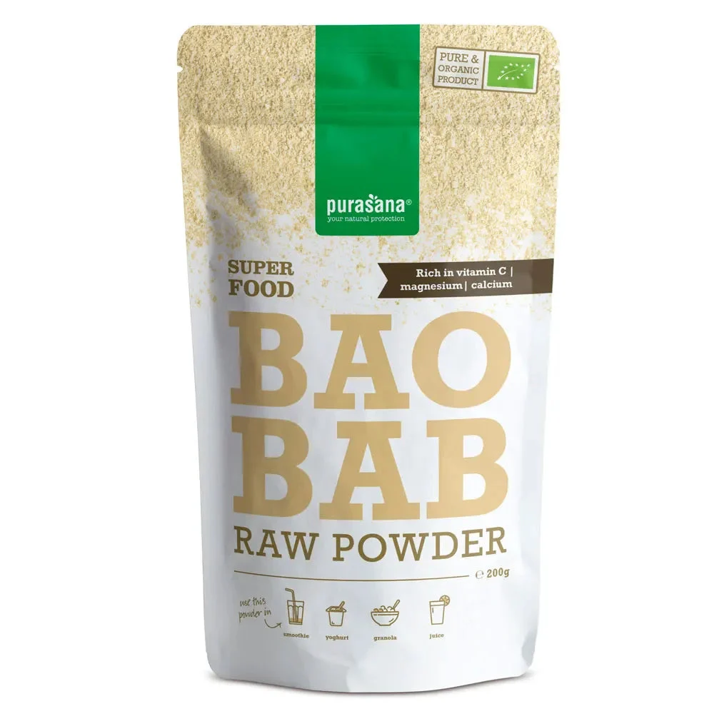 Purasana Baobab Biologico in Polvere 200g