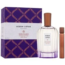 Molinard Set regalo Acqua Lotus EDP 90 ml e miniatura (roll-on) EDP 7,5 ml