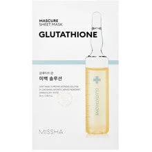 Missha Maschera in tessuto al glutatione Mascure - Maschera viso illuminante - 27ml