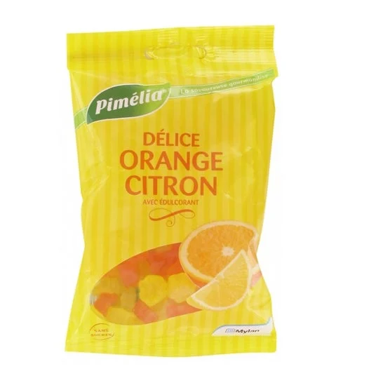 Pimélia Délice Naranja Limón Sin Azúcar Bio 100g