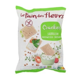 Le Pain des Fleurs Crackers Sarraseno Sin Gluten Vegano 75g