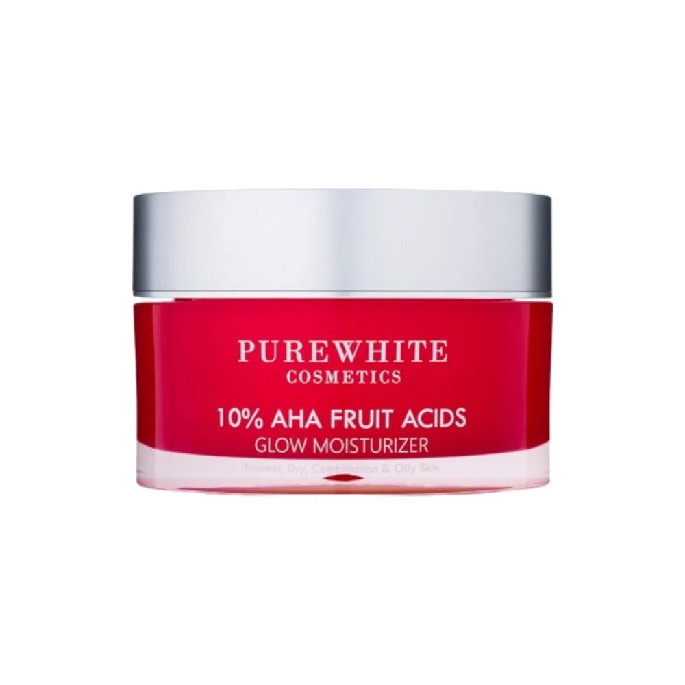 Pure white cosmetics 10% AHA Fruit Acids Crema Idratante illuminante, 50 ml