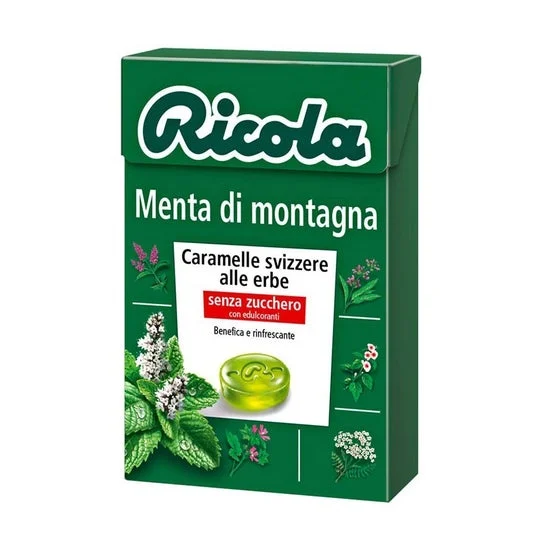 Ricola Menta Montaña Caramelo Sin Azúcar Bio 50g