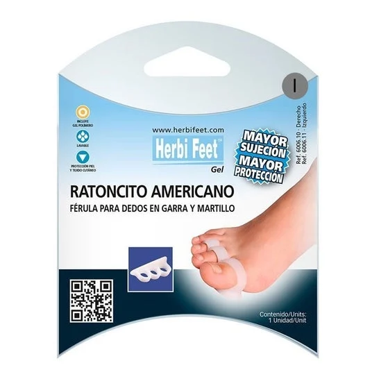 Herbifeet American Mouse Gel Piede Sinistro 1 Unità