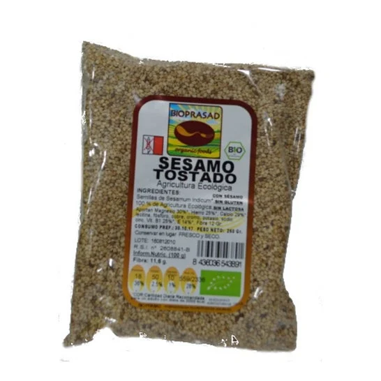 Bioprasad Semi Sesamo Tostato Bio Senza Glutine 250g