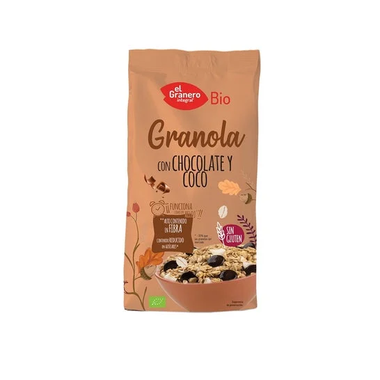 El Granero Integral Granola Cacao e Cocco Bio Senza Glutine 350g