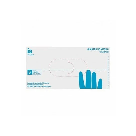 Interapothek Guanti Nitrile Senza Polvere Taglia L 100 Unità
