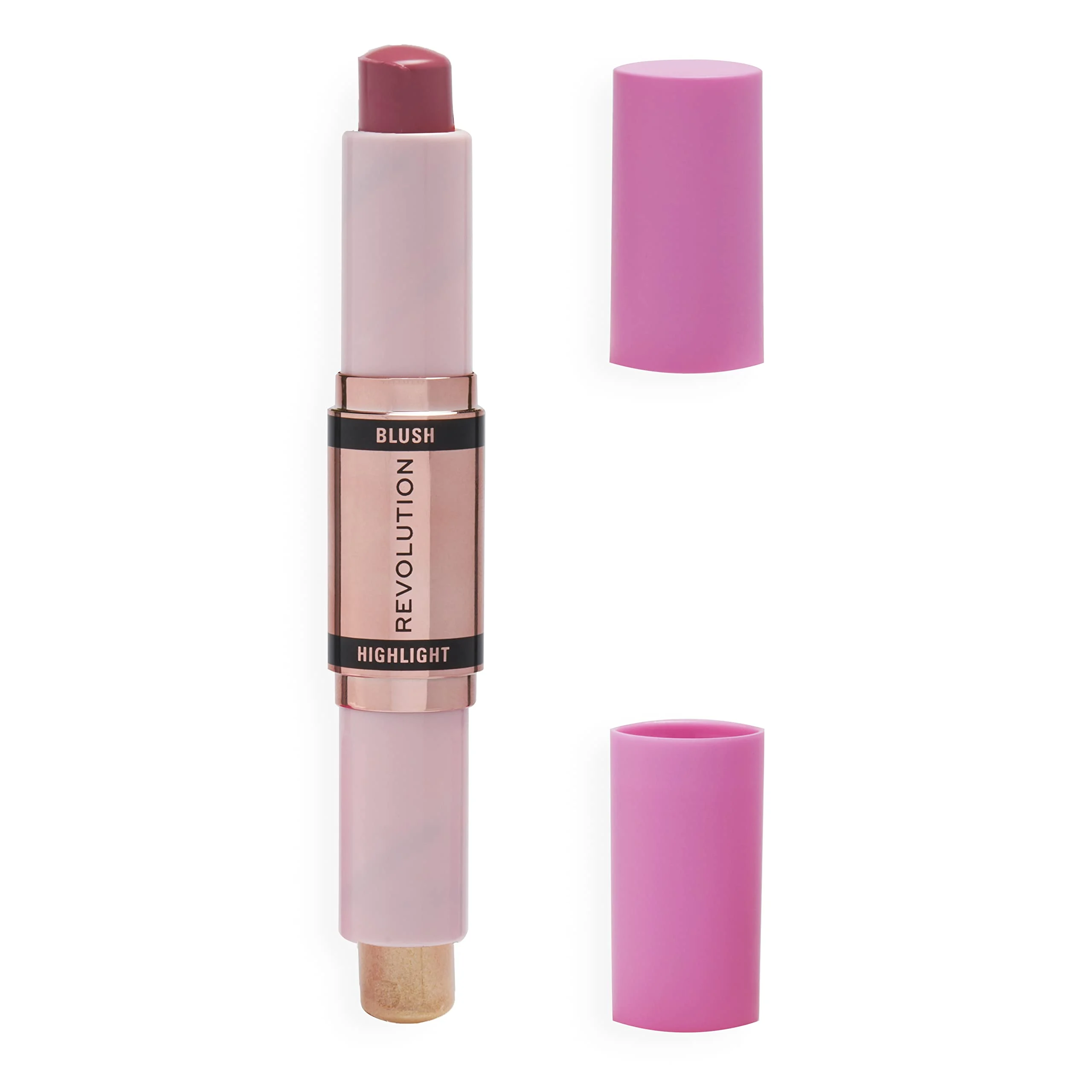Makeup Revolution Blush e illuminante in crema in bastoncino colore Mauve Glow 2x4,3 g