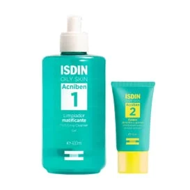 ISDIN Pack Acniben Limpiador Matificante + Control Brillos y Granos