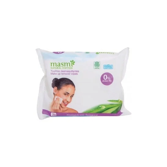 Masmi Toilette di rimozione trucco 0% Alcol 20 pz