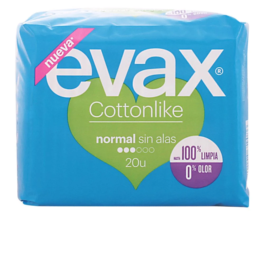 COTTONLIKE compresas normal sin alas