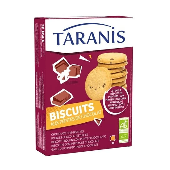 Taranis Biscotti Frollini Chocolate Bio 120g