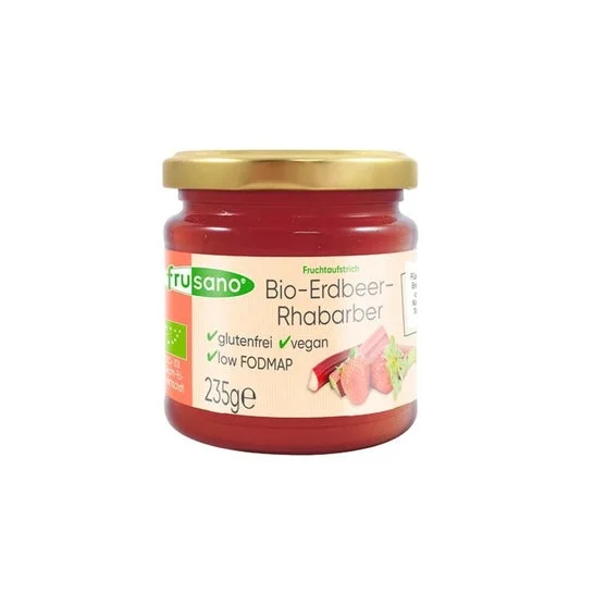 Frusano Marmellata Fragola Rabarbaro Bio 235g