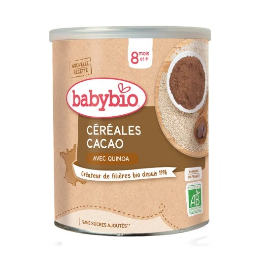 BabyBio Cereali di Cacao 220g