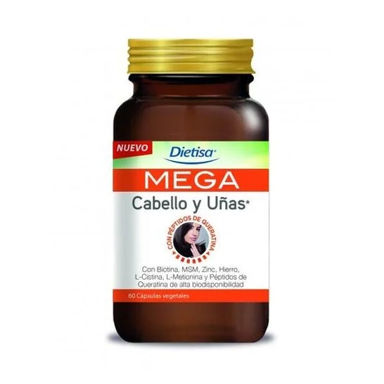 Dietisa Mega capelli e unghie 60 tappi