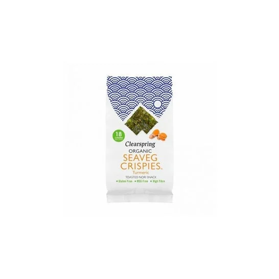 ClearSpring Snack Alga Nori Cúrcuma Bio 4g