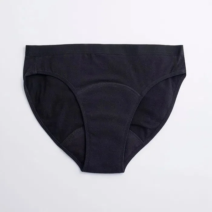 Imse Bikini - Mutandine Mestruali Nere - Flusso Medio S