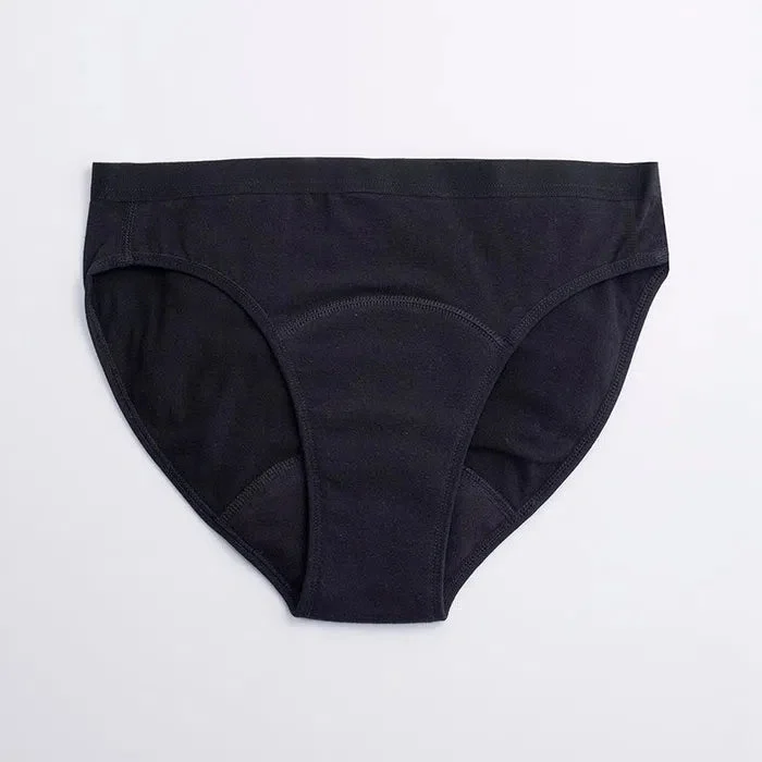 Imse Bikini - Mutandine Mestruali Nere - Flusso Leggero L