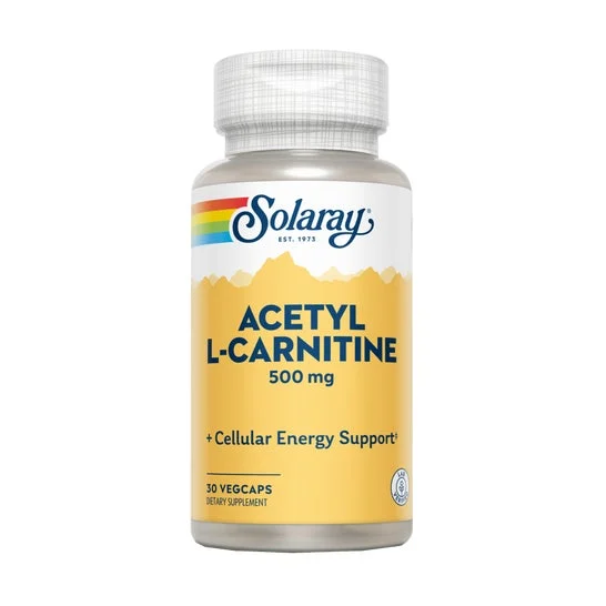 Solaray acetil l-carnitina 500mg 30caps