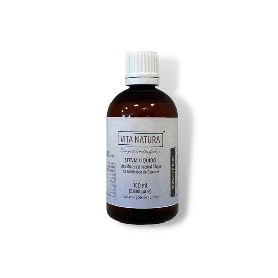 Vita Natura Stevia Liquida 95% Glucosidos Esteviol 100ml