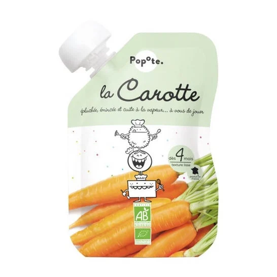 Popote Purée Carotte 120g