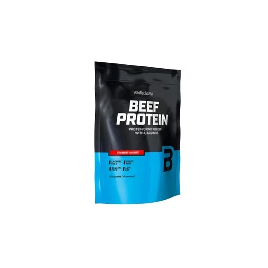 BioTech USA Beef Protein Strawberry 500g