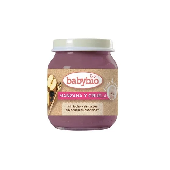 Babibio Vaso bio di mele e prugne 130g