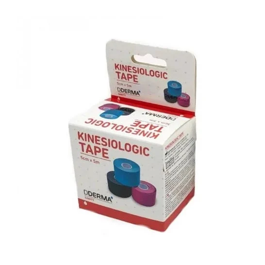 Dderma Kinesiologic Tape Negro 5cmx5m