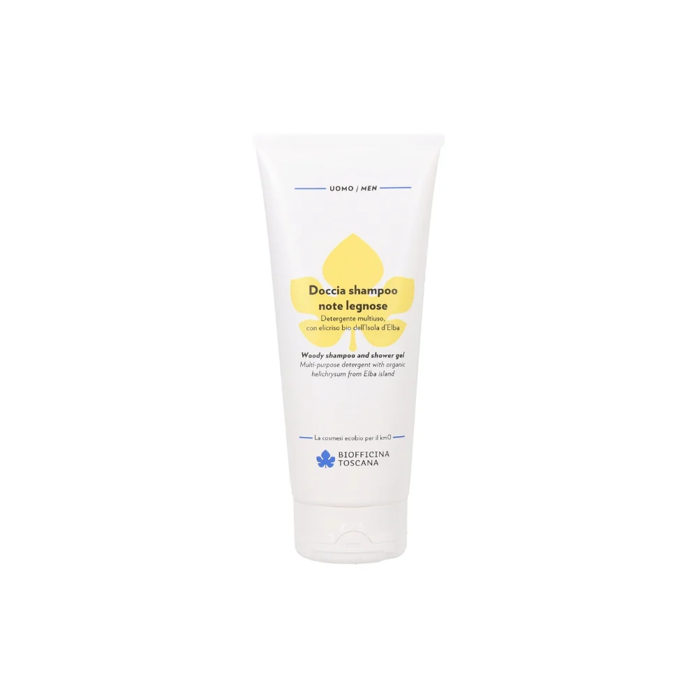 Biofficina toscana uomo Doccia Shampoo Note legnose (200 ml)
