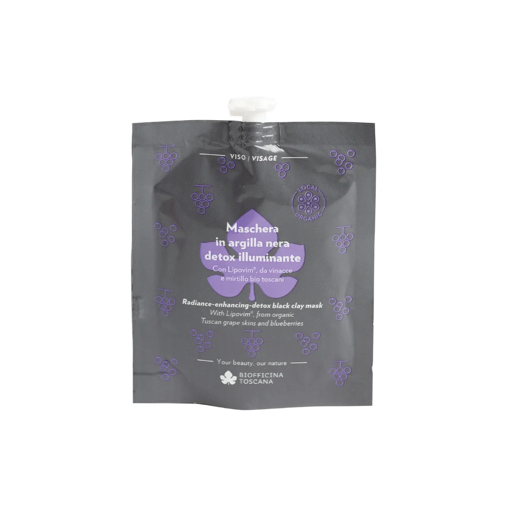 Biofficina toscana Maschera all'Argilla Nera Illuminante 30 g