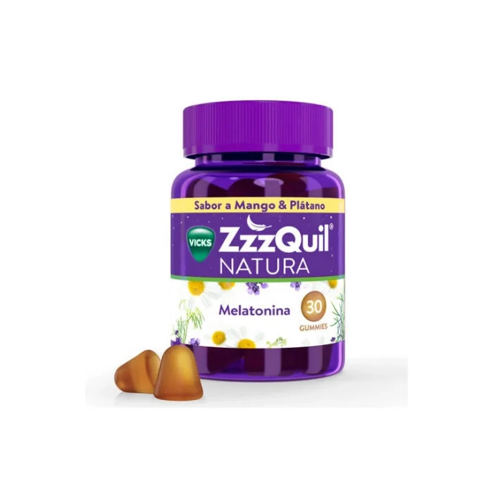 Vicks Zzzquil Natura Melatonina Gusto Mango E Banana 30 Unità